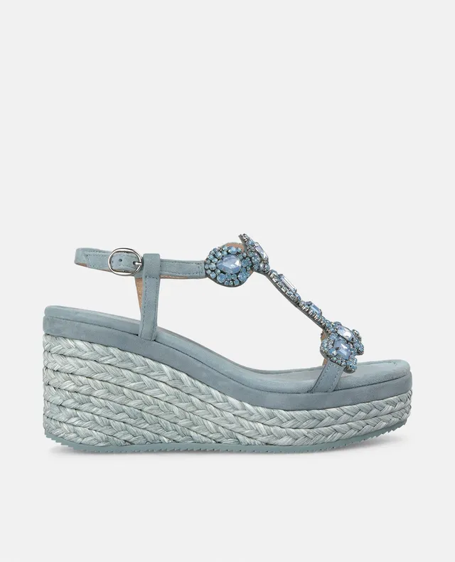 alma-en-pena-keil-sandale-jewel-blau-7-cm-mit-strass-riemen image 1