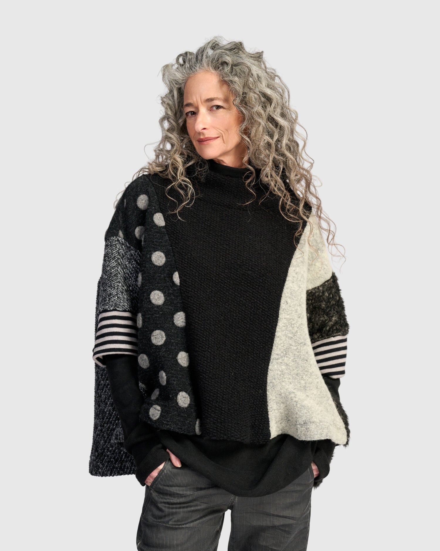 alembika-urban-winnie-top-storm-mix-poncho-top image 4