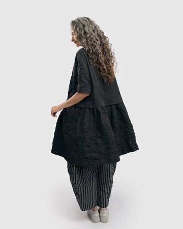 alembika-urban-haven-pinstripe-crinkle-kleid-charcoal image 5