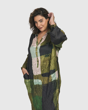 alembika-al-fresco-shirt-dress-olive image 2