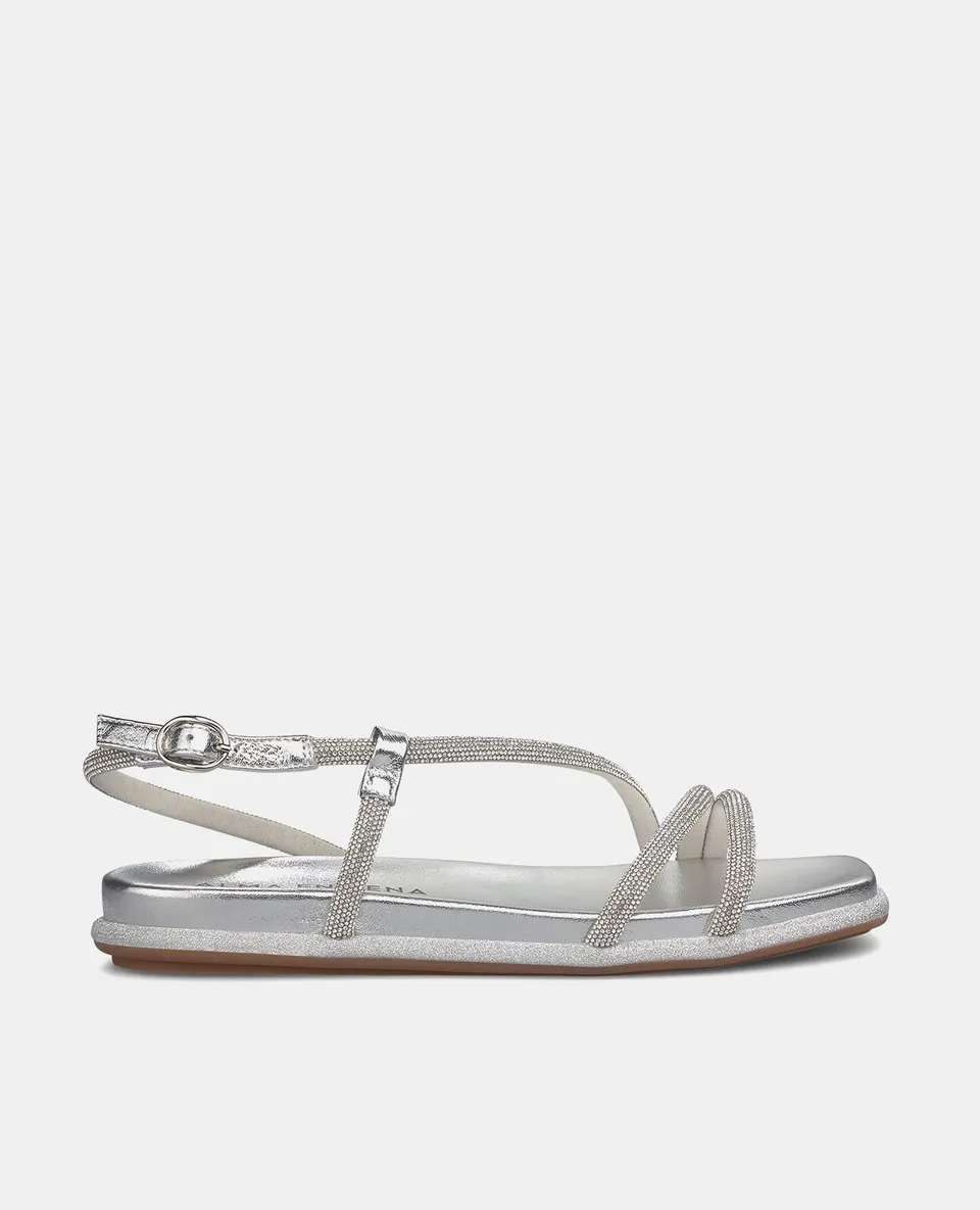 alma-en-pena-flache-glitzer-sandale-silber-0-5-cm image 1
