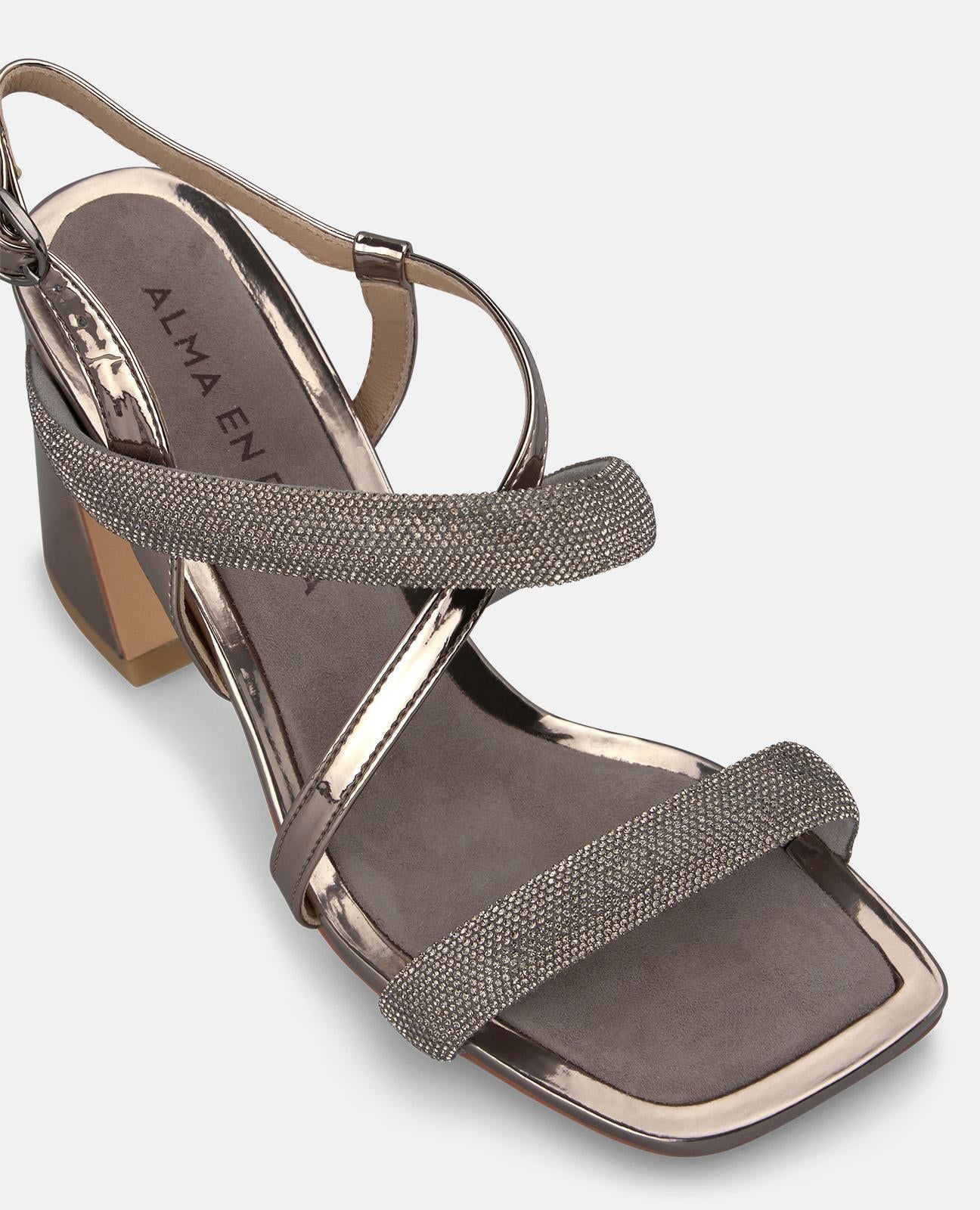 alma-en-pena-metallic-heeled-sandals-blockabsatz-bronze-9-8-cm image 4