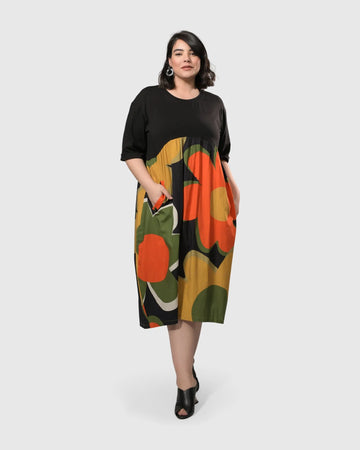 alembika-jocelyn-cocoon-kleid-floral image 2
