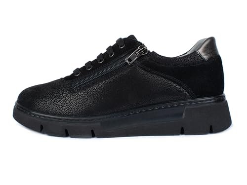 aerosoft-j-rgen-hirsch-comfort-06-damen-leder-sneaker-mit-rei-verschluss image 4