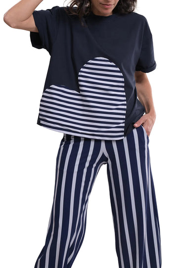 alembika-tekbika-herz-applikation-t-shirt-navy image 6