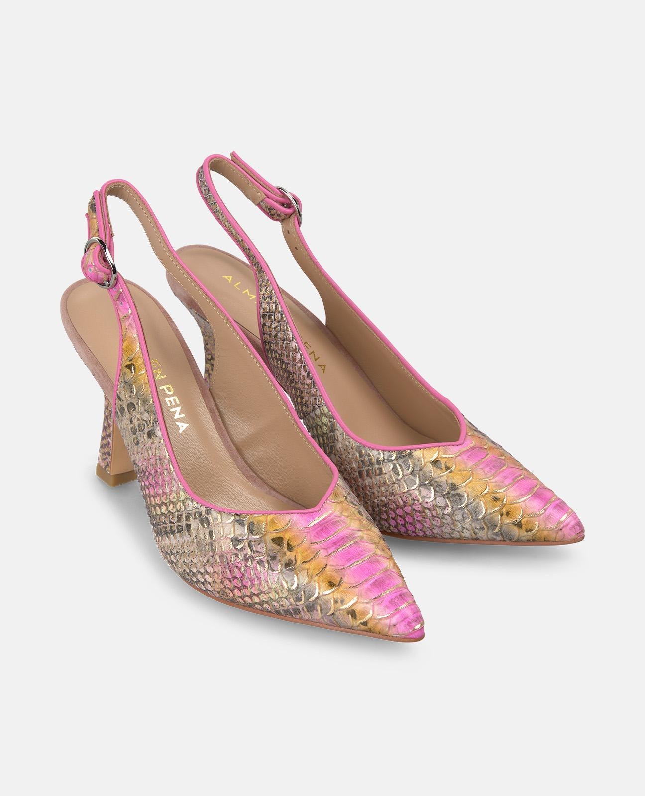 alma-en-pena-stiletto-pumps-rosa-spitz-offene-ferse-schnalle-9-cm-absatz image 3