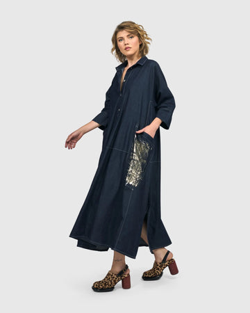 alembika-tacoma-trapeze-kleid-denim image 8