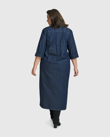 alembika-joie-collared-kleid-denim-jeanskleid image 4