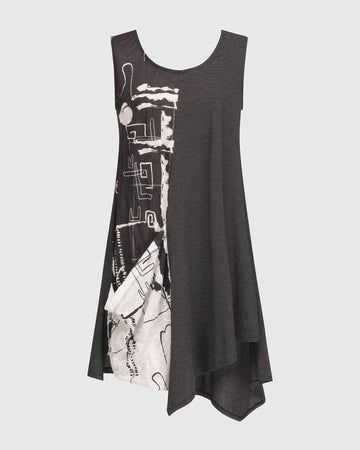 alembika-good-life-sleeveless-tunika-script-rmelloses-top image 3