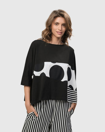 alembika-urban-rockefeller-dots-boxy-tee-mono image 6