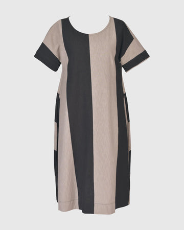 alembika-urban-anna-stripe-a-linie-maxi-kleid-ash-black image 7