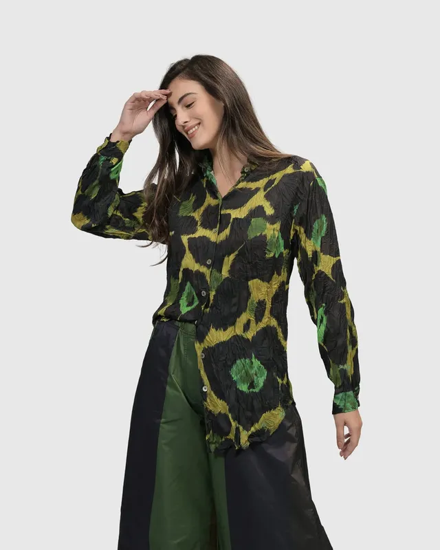 alembika-olive-martini-tunika-shirt-emerald image 1