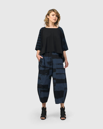 alembika-urban-centro-cropped-tee-navy image 3