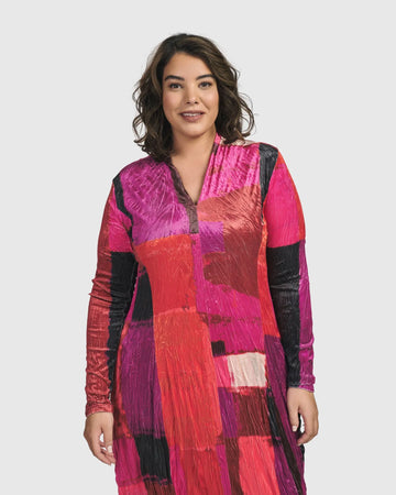 alembika-sunset-strip-cocoon-dress-magenta-cocktailkleid image 7