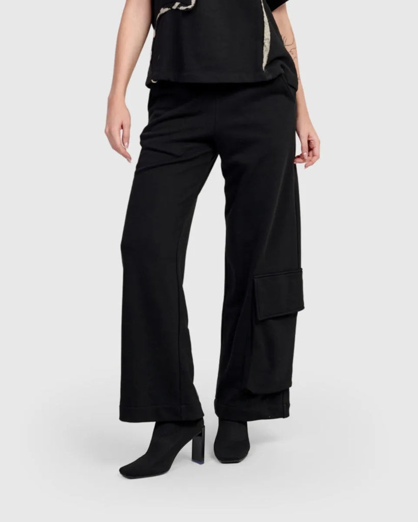 alembika-urban-cleo-cargo-hose-schwarz-damen-freizeithose image 1