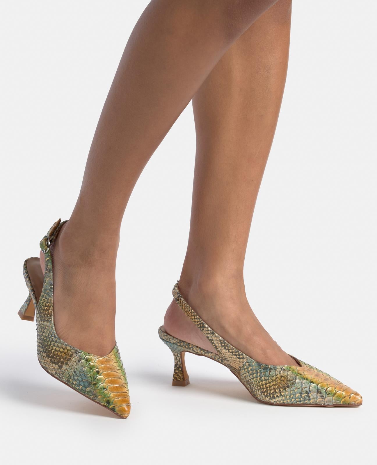 alma-en-pena-slingback-pumps-mit-schnalle-bronze-6-cm image 5