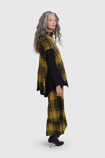 alembika-plaid-trapeze-top-tunika-top image 3