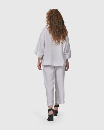 alembika-recreation-tee-white-oversize-baumwoll-shirt image 6
