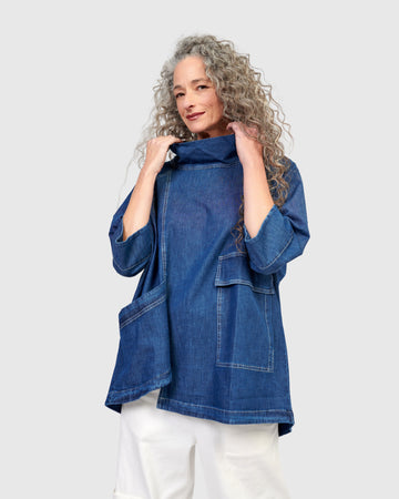 alembika-painter-boxy-top-denim-jeans-tunika-top image 2