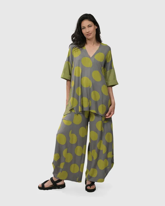 alembika-city-sizzle-v-neck-tunika-lime image 1