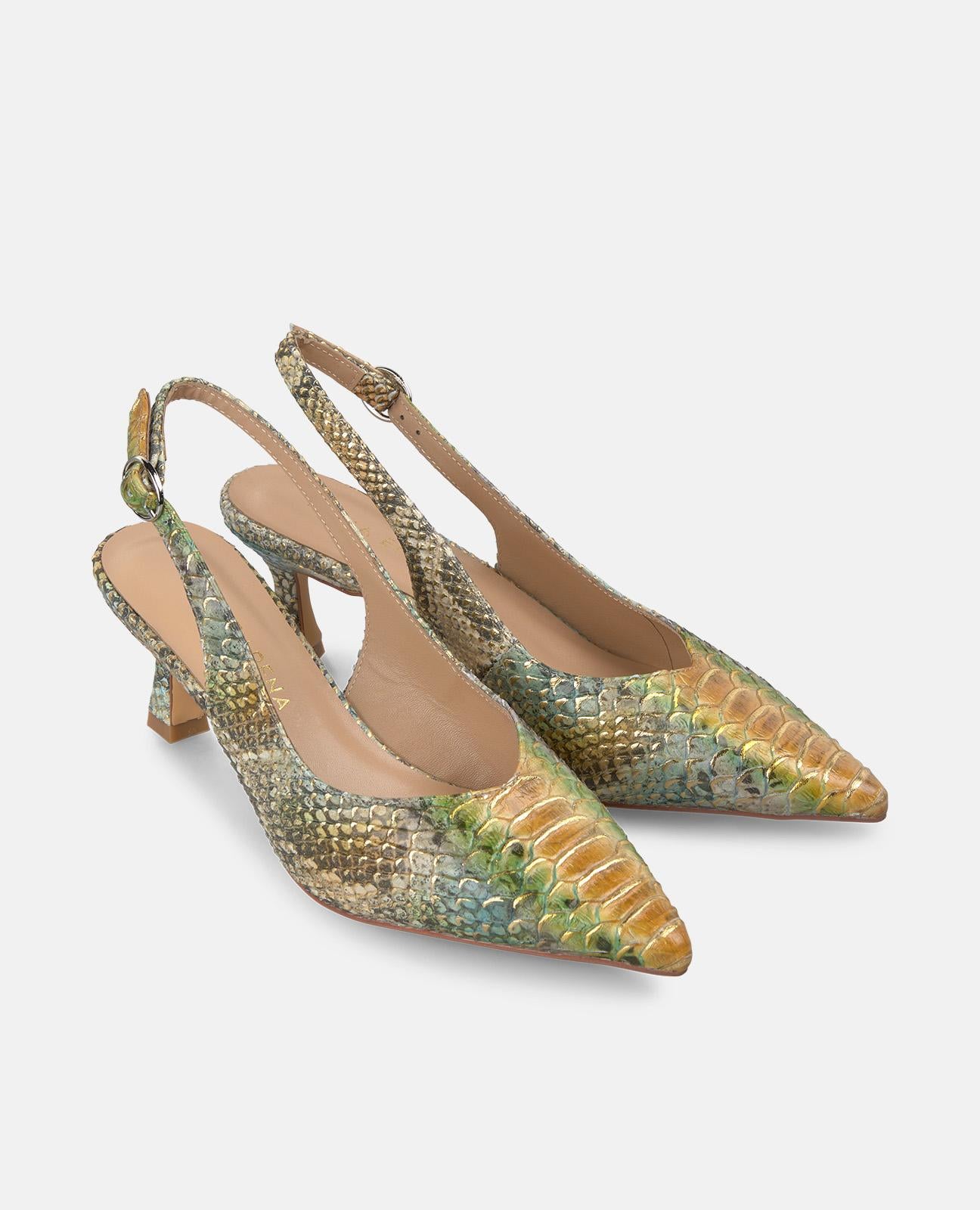 alma-en-pena-slingback-pumps-mit-schnalle-bronze-6-cm image 3