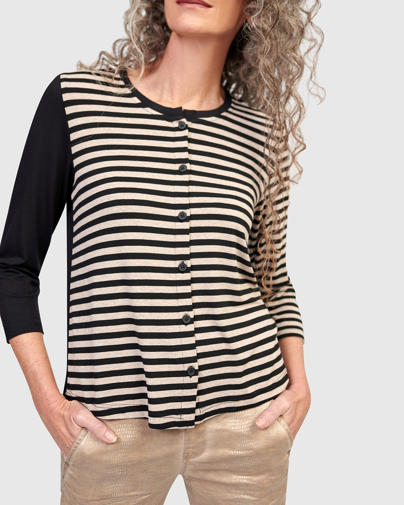 alembika-urban-vancouver-crew-cardigan-stripes image 1