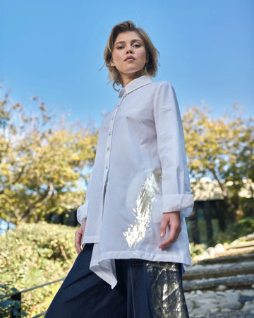 alembika-albany-button-down-tunika-top-white image 2