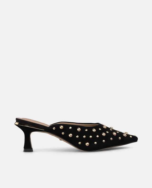 alma-en-pena-mule-offen-mit-goldnieten-schwarz-6-cm image 1