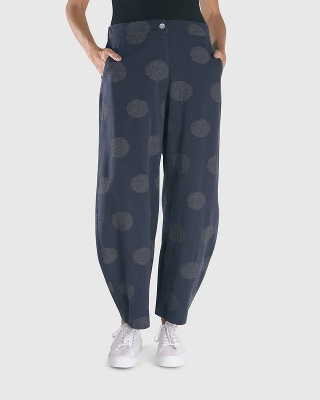 alembika-dot-trousers-hose-navy-sp522n-navy image 1