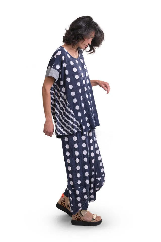 alembika-duet-crinkle-swing-top-navy-crinkle-swing-top image 1