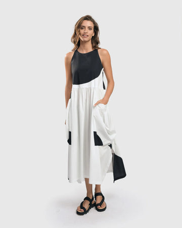 alembika-urban-harper-pocket-kleid-wei-schwarz image 8
