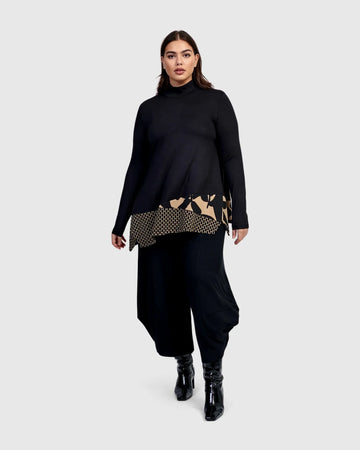 alembika-nikita-turtleneck-trapeze-top-mix-rollkragen-tunika-a-linie image 4