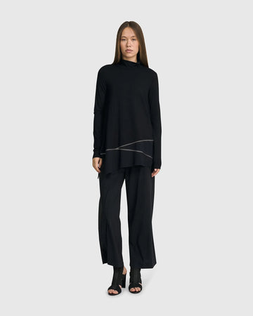 alembika-mazzy-mockneck-top-black-tunika image 3