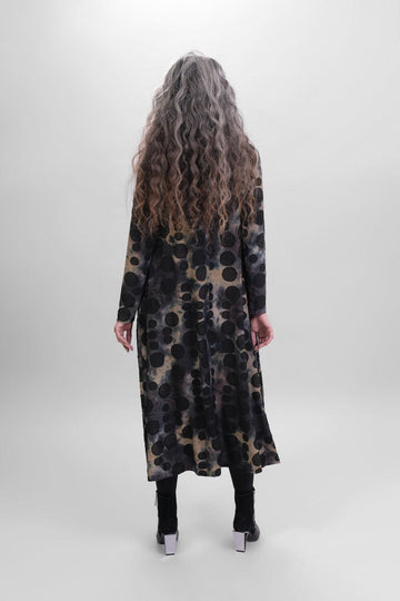 alembika-echo-maxi-kleid-coffee-jacquard image 5