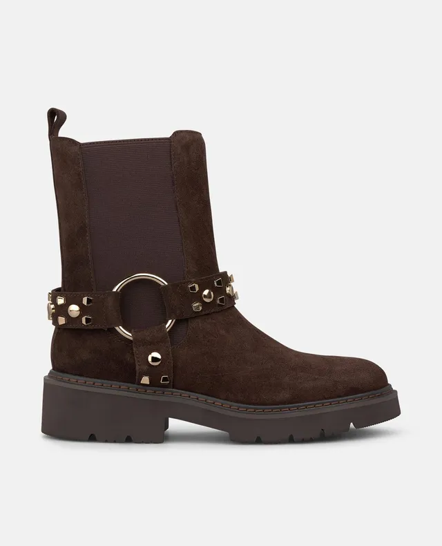 alma-en-pena-63942-chelsea-boots-wildleder-braun-4-cm image 1