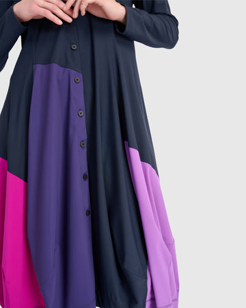 alembika-tekbika-barb-colorblock-dress-navy-mix-kleid image 3