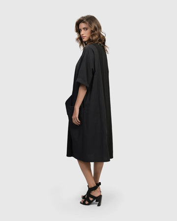 alembika-urban-gramercy-oversized-kleid-schwarz image 5