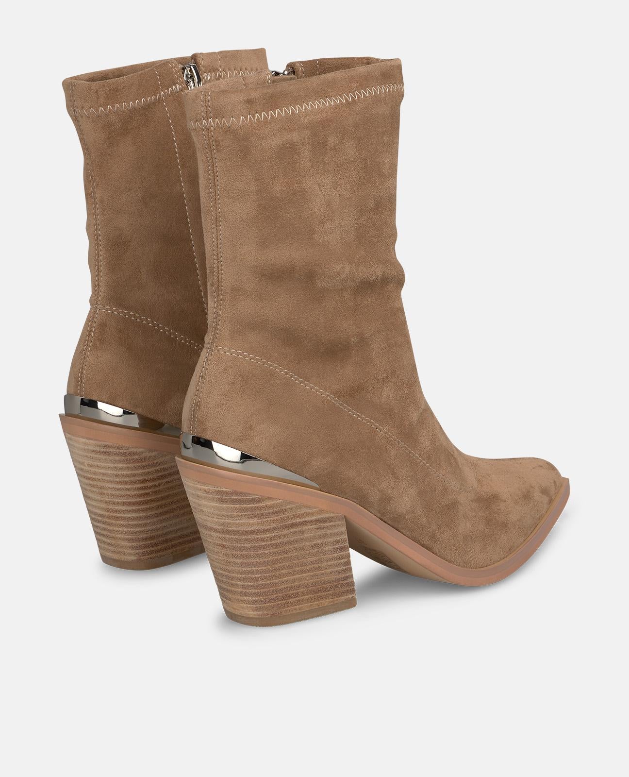 alma-en-pena-stiefelette-mit-hohem-absatz-vison-8-cm-absatz-13-cm-schaft image 3