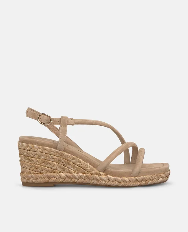 alma-en-pena-esparto-keilsandaletten-beige-7-cm-mit-eckiger-zehenpartie image 1