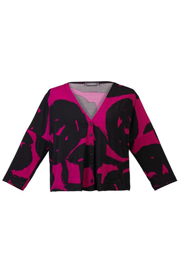 alembika-art-print-cardigan-violet-sj412v-damen-strickjacke image 8