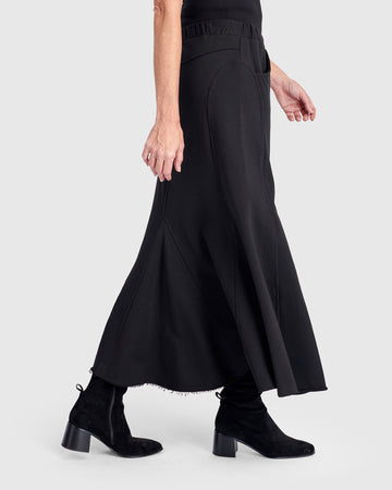 alembika-terry-pieced-maxi-rock-schwarz image 5