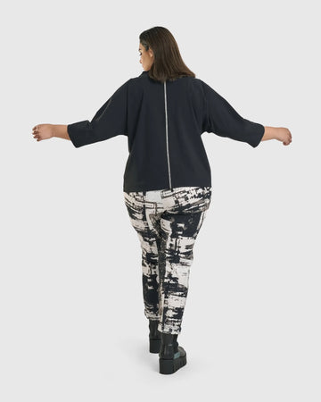 alembika-matrix-boxy-top-schwarz-3-4-arm image 8