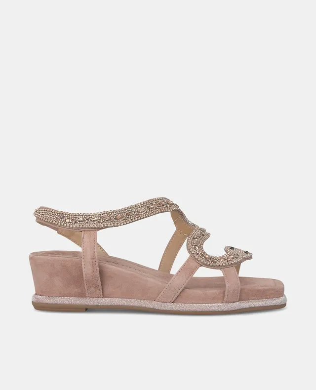 alma-en-pena-snake-wedge-sandal-keilsandalette-rosa-5-cm image 1
