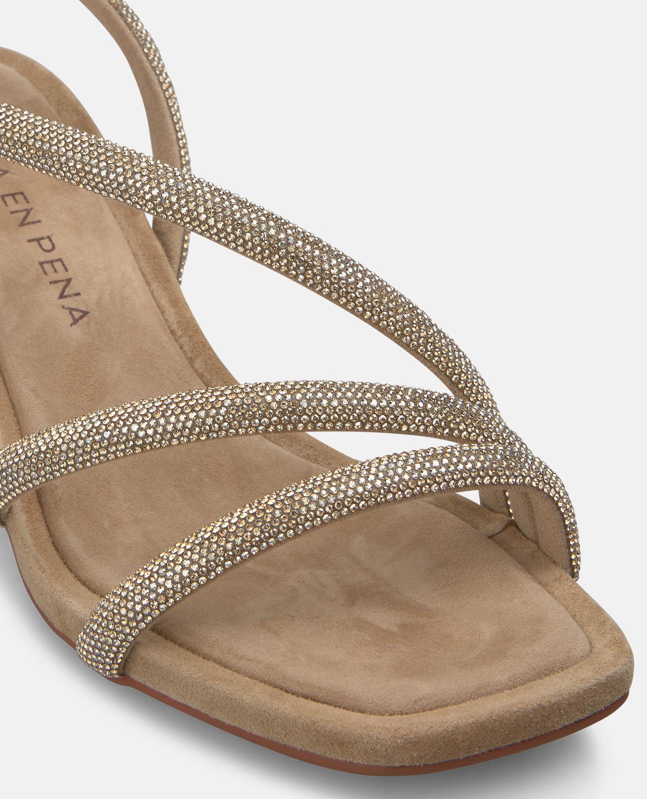 alma-en-pena-three-strap-sandale-mit-mittelabsatz-6-cm-arena image 4