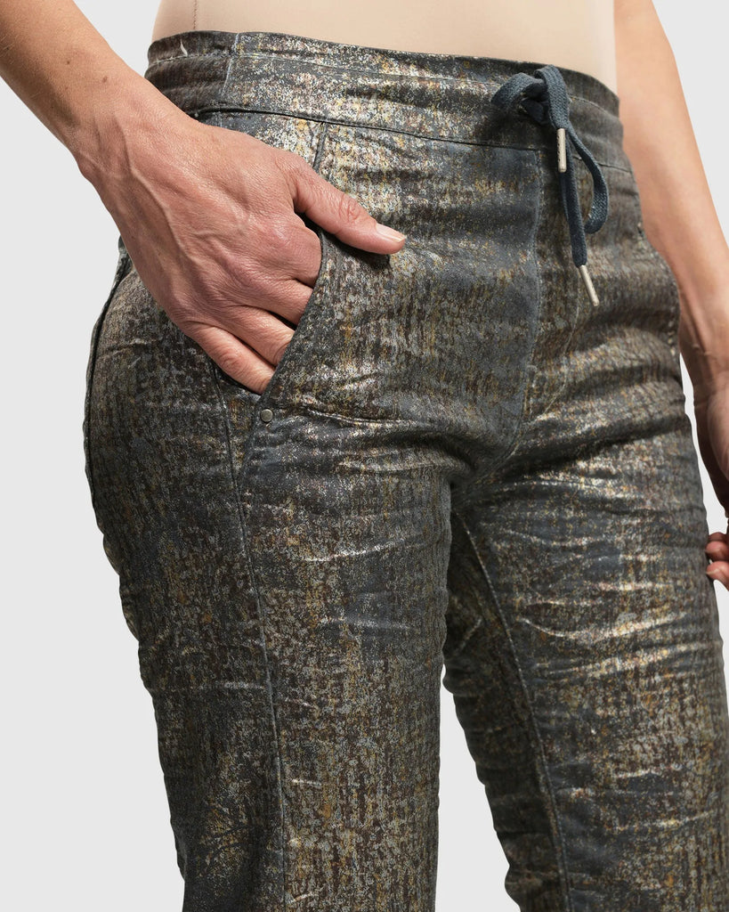 alembika-iconic-stretch-jeans-desires-damen-jeans-petrol image 1