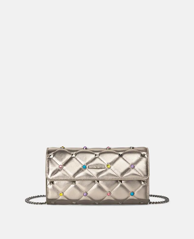 alma-en-pena-multicolor-piece-bag-clutch-bronze-metallic-mit-nieten image 1