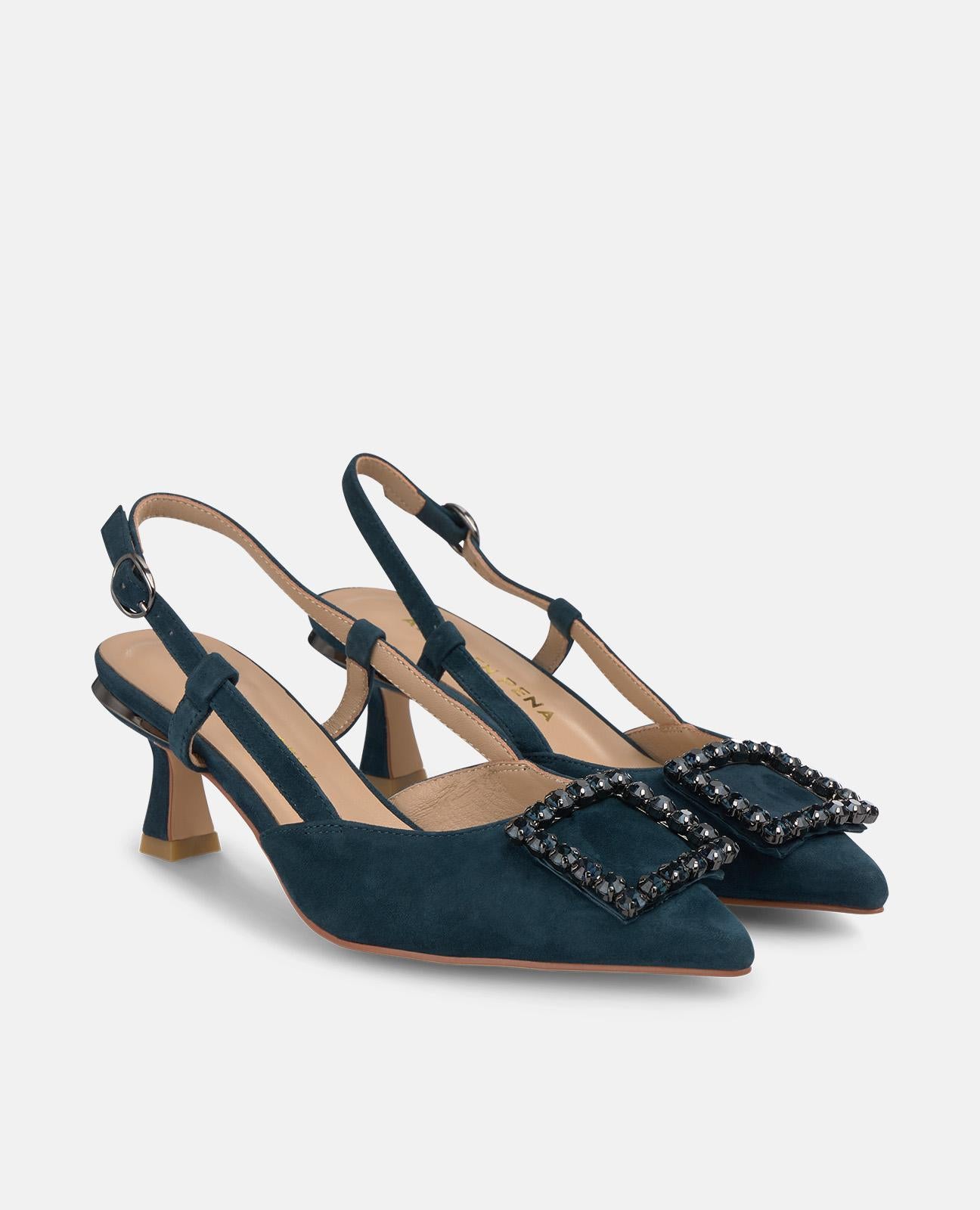 alma-en-pena-alfa-62018-pumps-mit-strass-dunkelblau-6-cm-absatz image 2