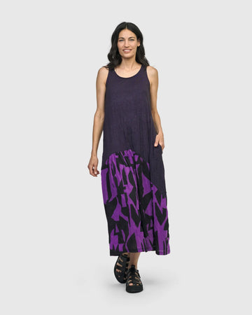 alembika-fusion-midi-kleid-rmellos-violett-damen-kleid image 8