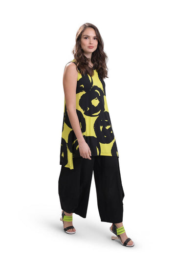 alembika-art-print-tunik-top-lime-rmelloses-tunika-oberteil image 2