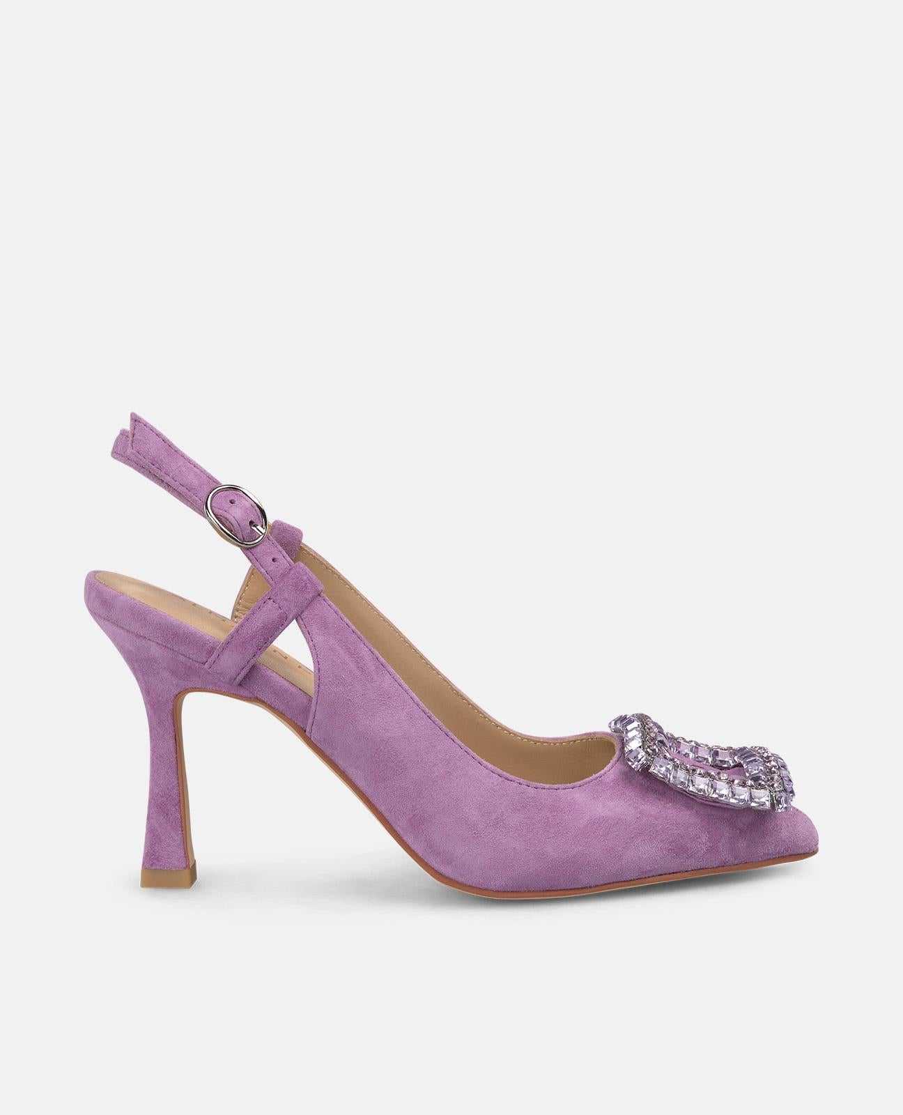 alma-en-pena-brooch-heel-shoe-stiletto-pumps-violett-9-cm-mit-strass-schnalle image 1